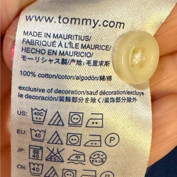 Tommy Hilfiger Men Plaid Shirt 100% Cotton Classic Fit Button Up Blue Size XXL - Picture 4 of 6